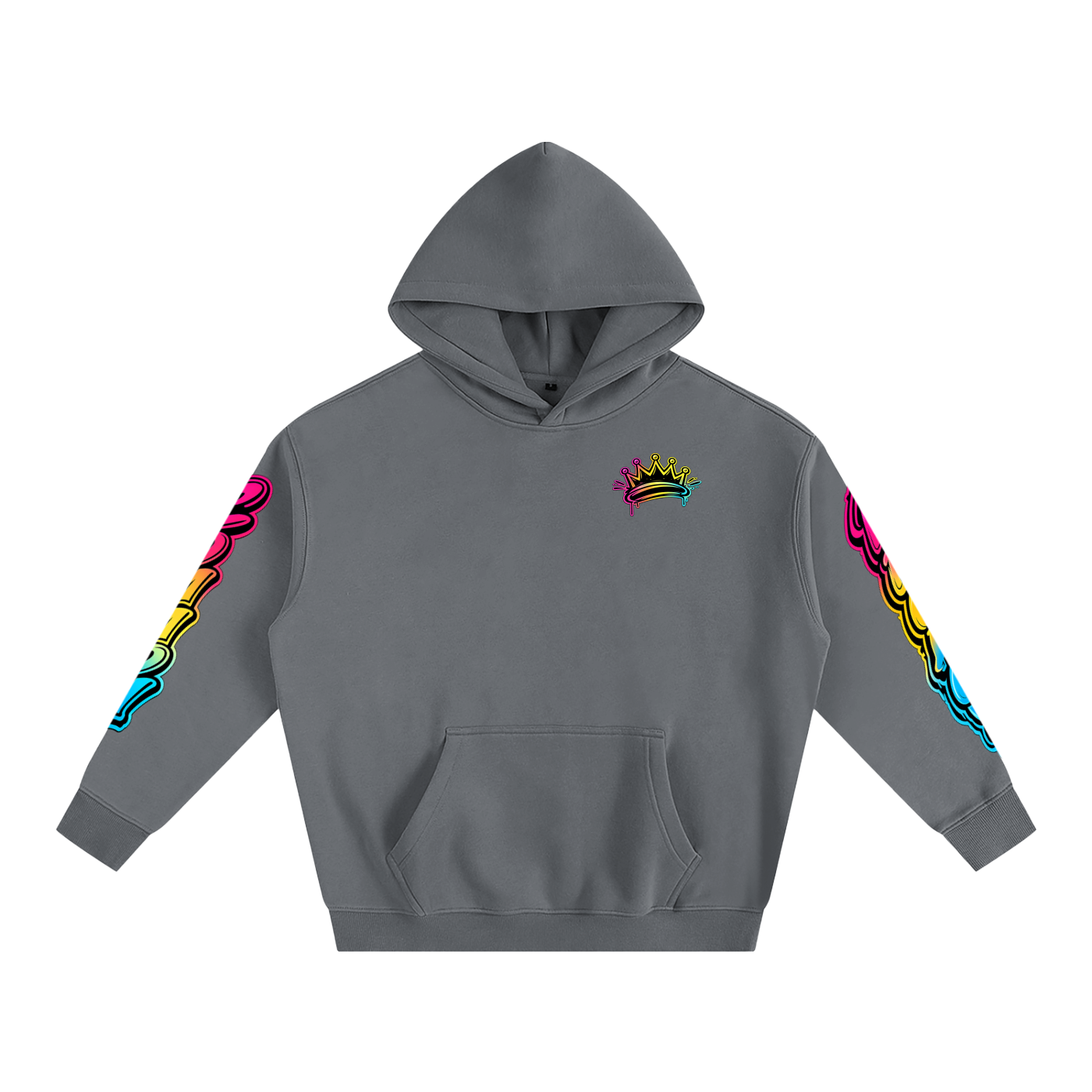 Oversize Fleeced Hoodie serenade