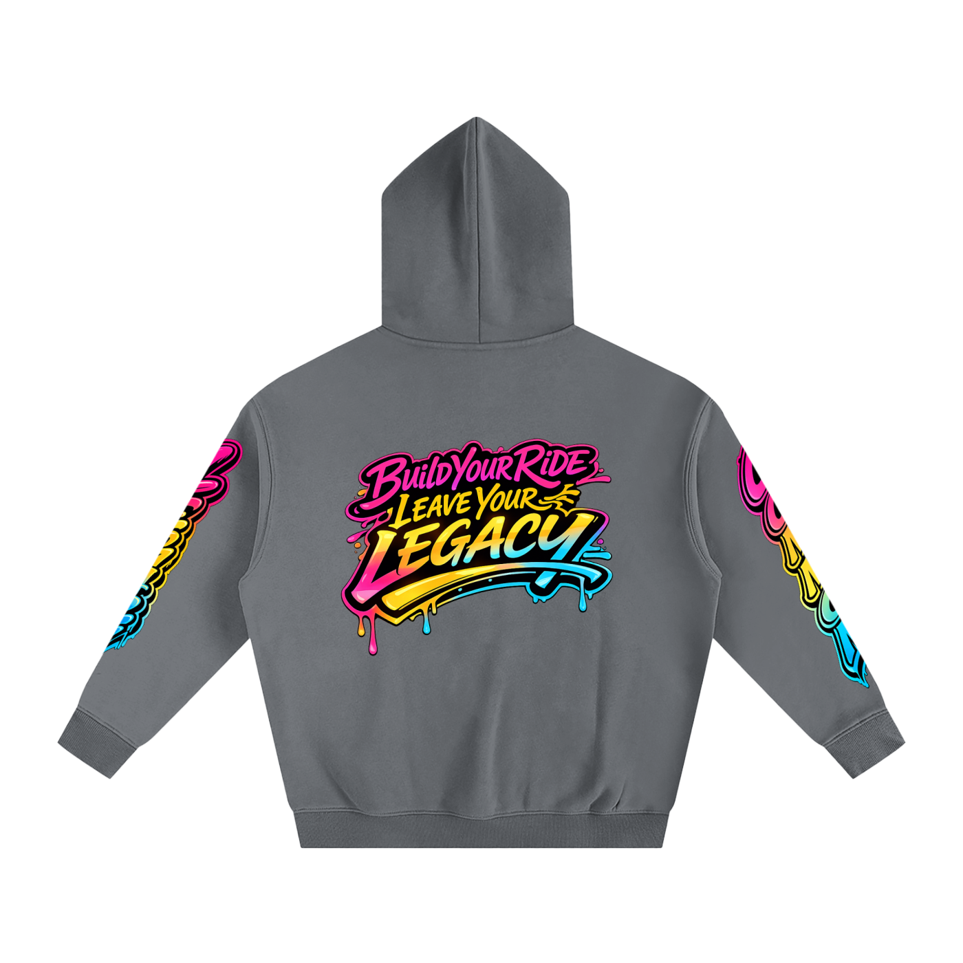 Oversize Fleeced Hoodie serenade