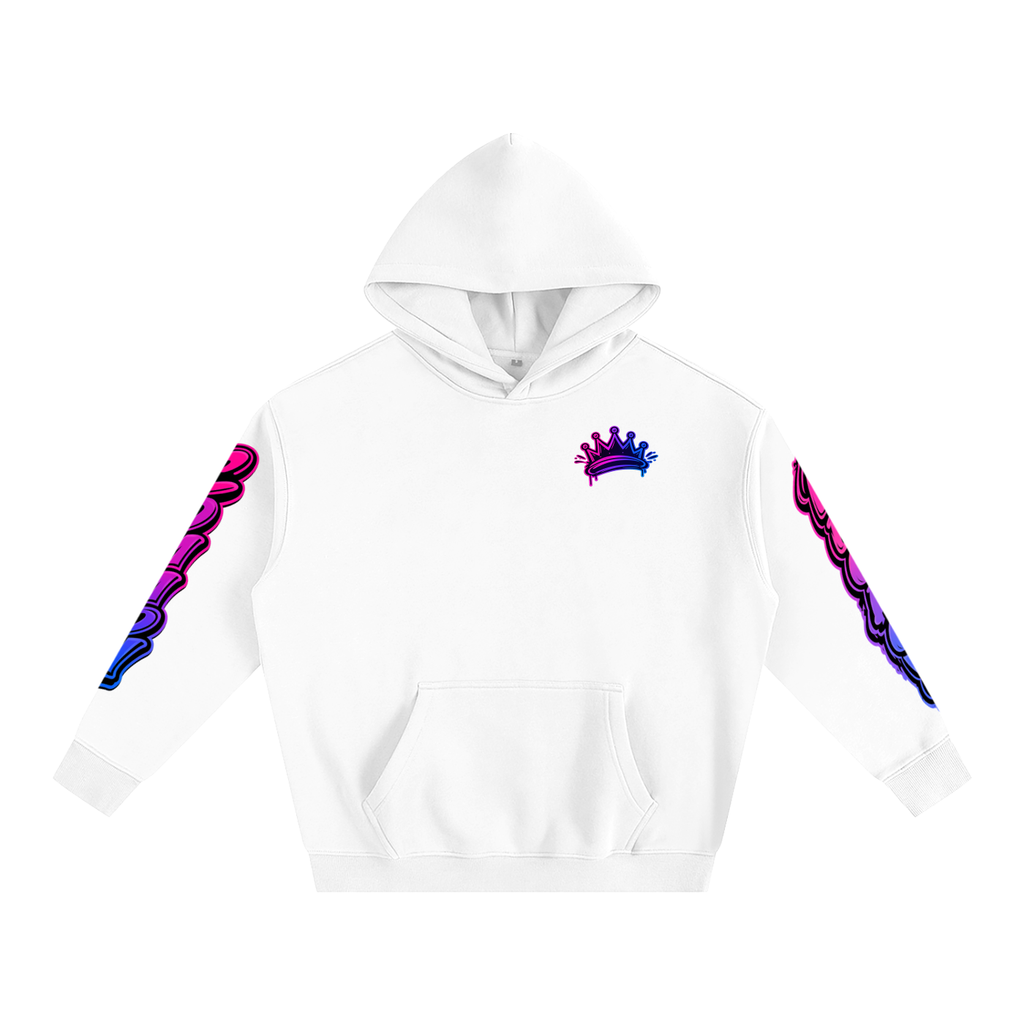 Oversize Fleeced Hoodie disco
