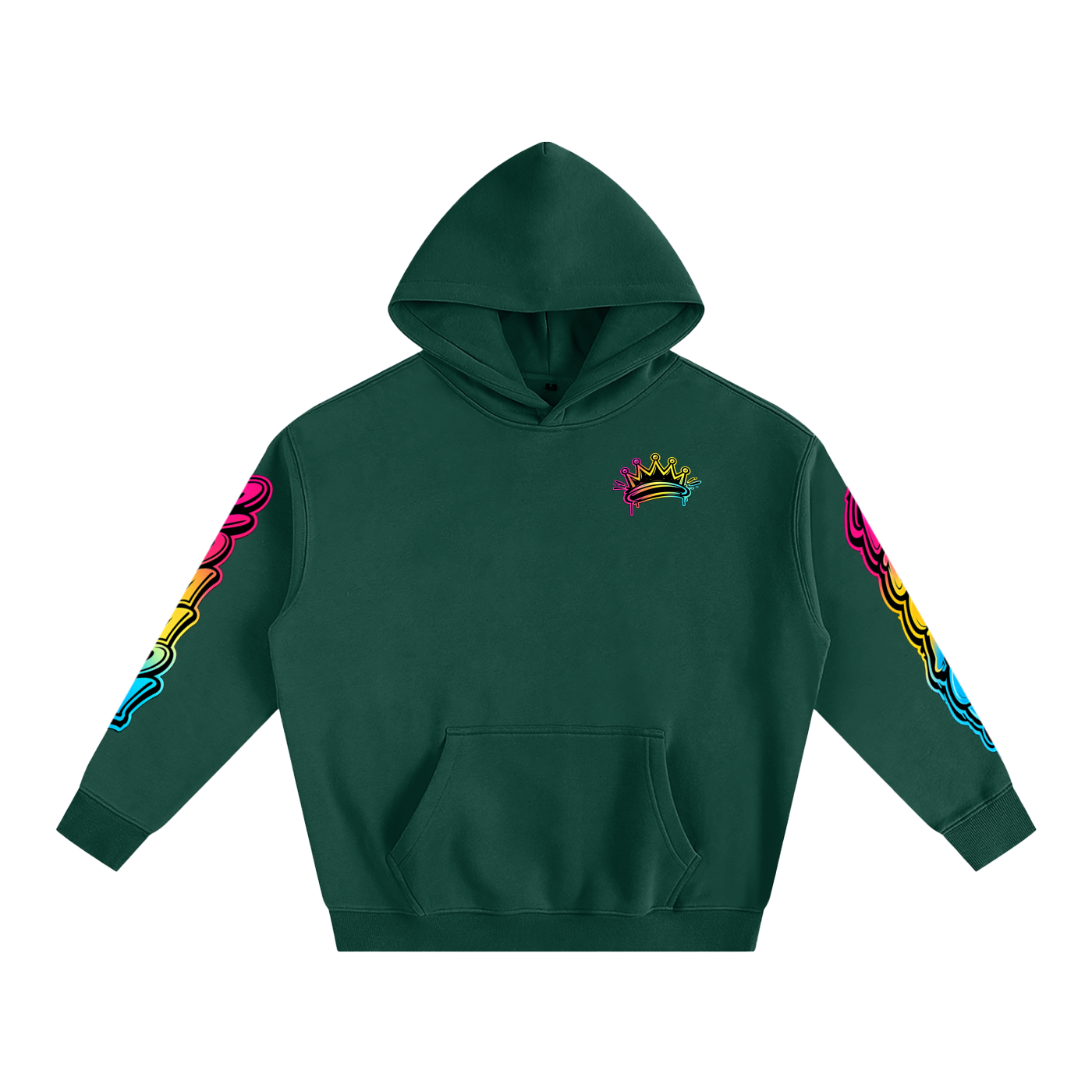 Oversize Fleeced Hoodie serenade