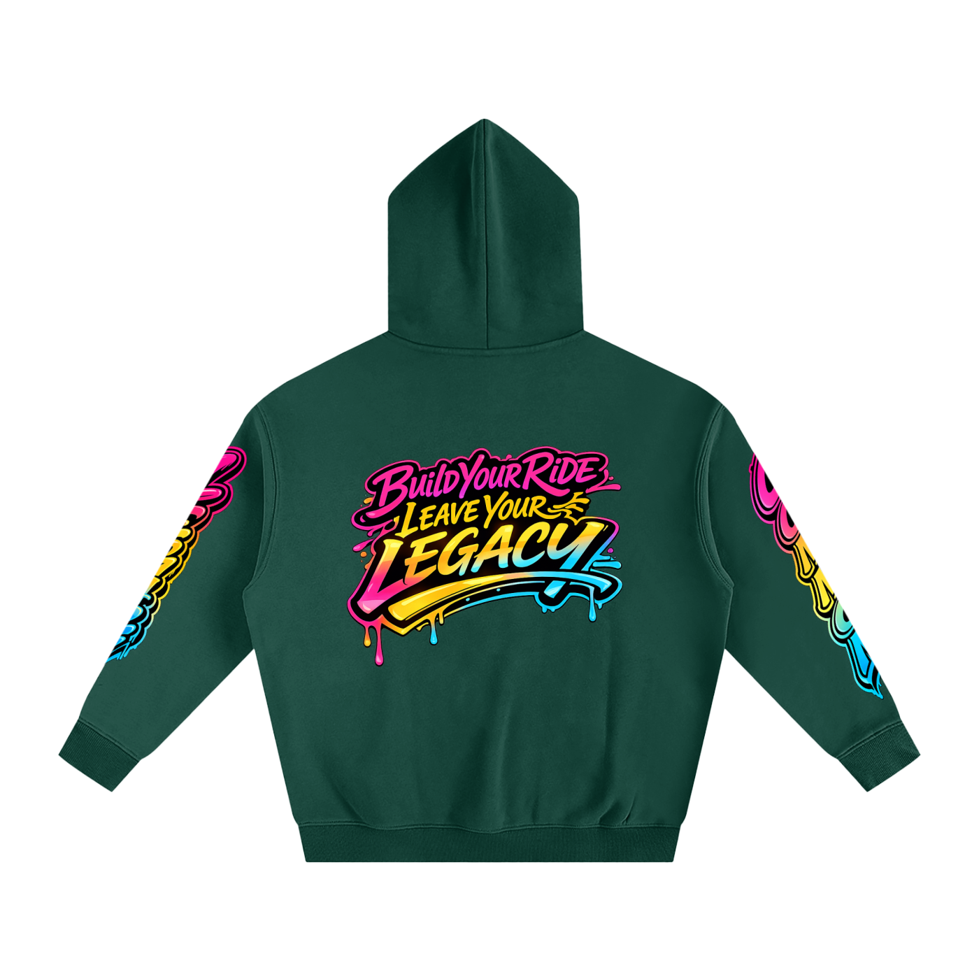 Oversize Fleeced Hoodie serenade