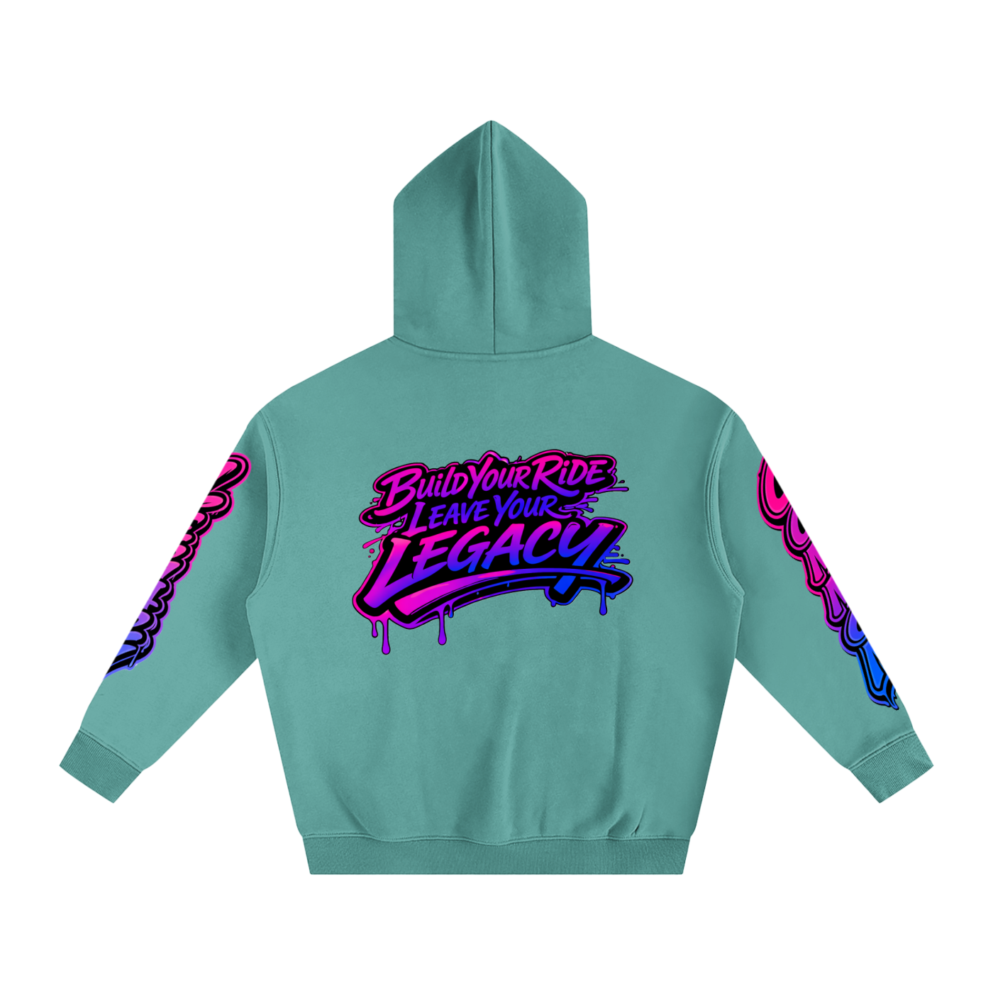 Oversize Fleeced Hoodie disco