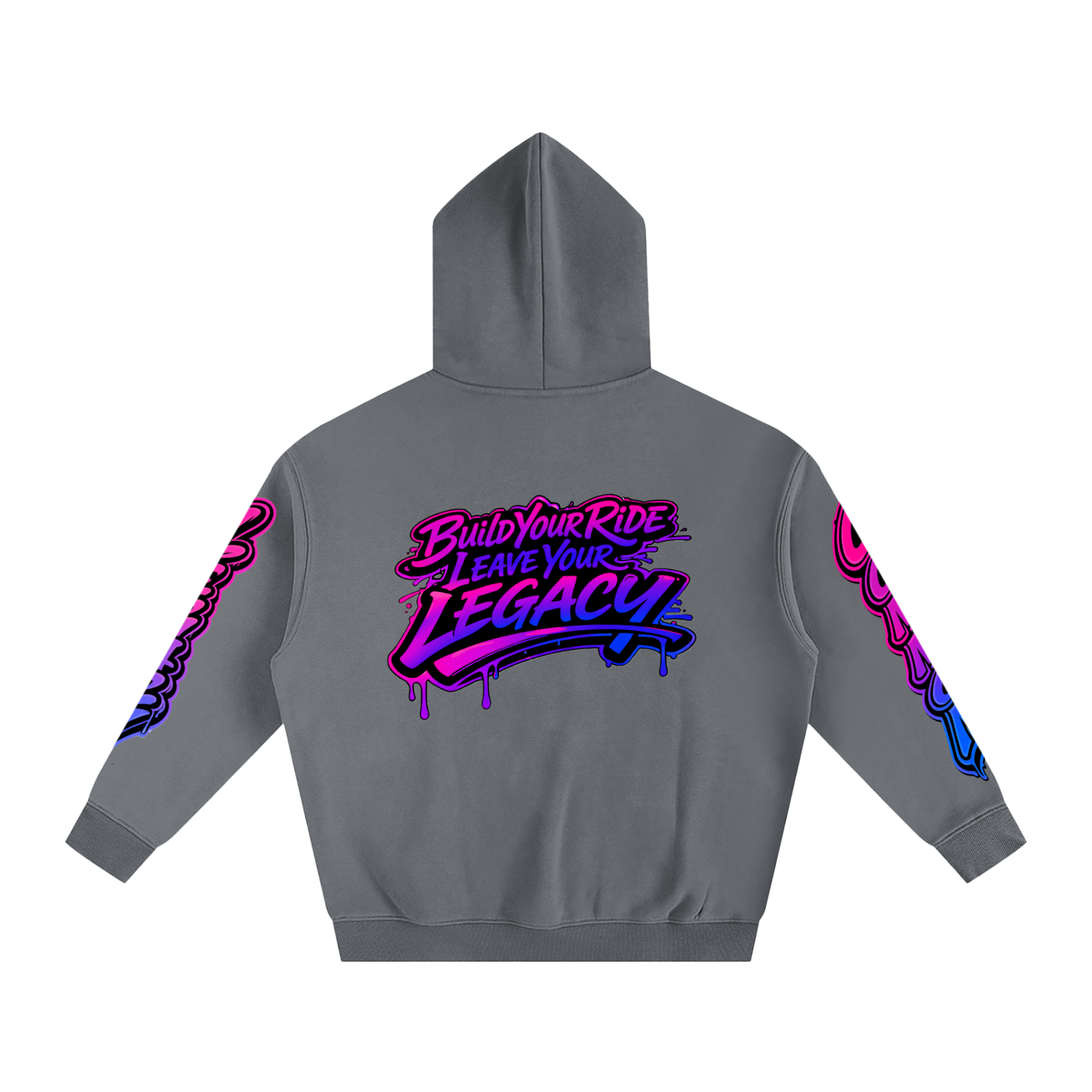 Oversize Fleeced Hoodie disco