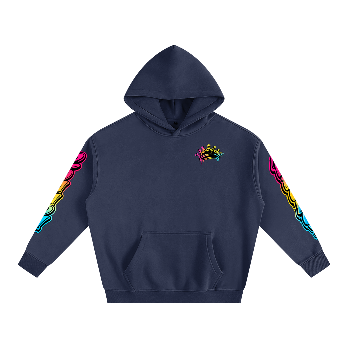 Oversize Fleeced Hoodie serenade