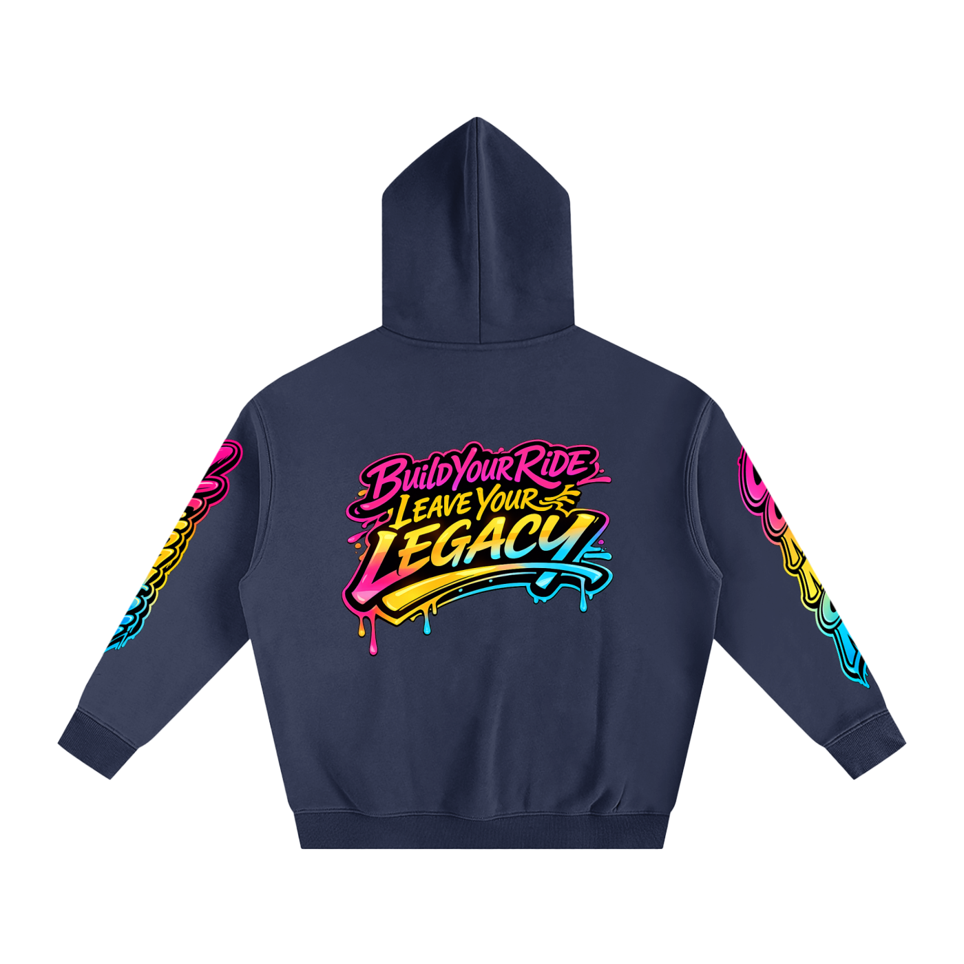 Oversize Fleeced Hoodie serenade