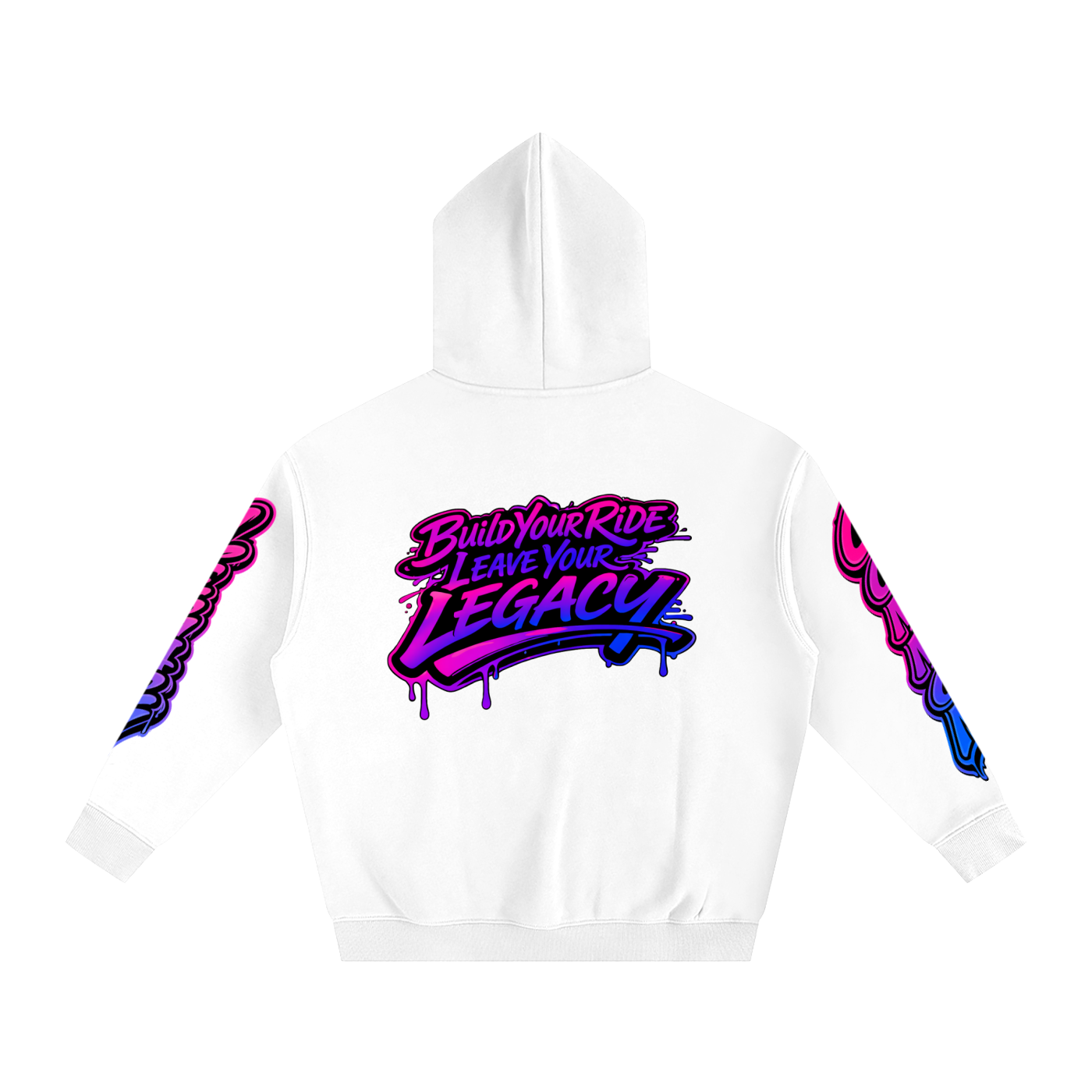 Oversize Fleeced Hoodie disco