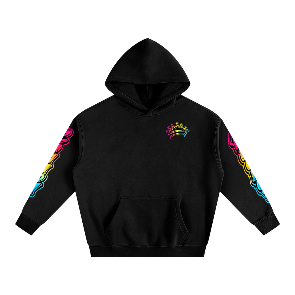 Oversize Fleeced Hoodie serenade