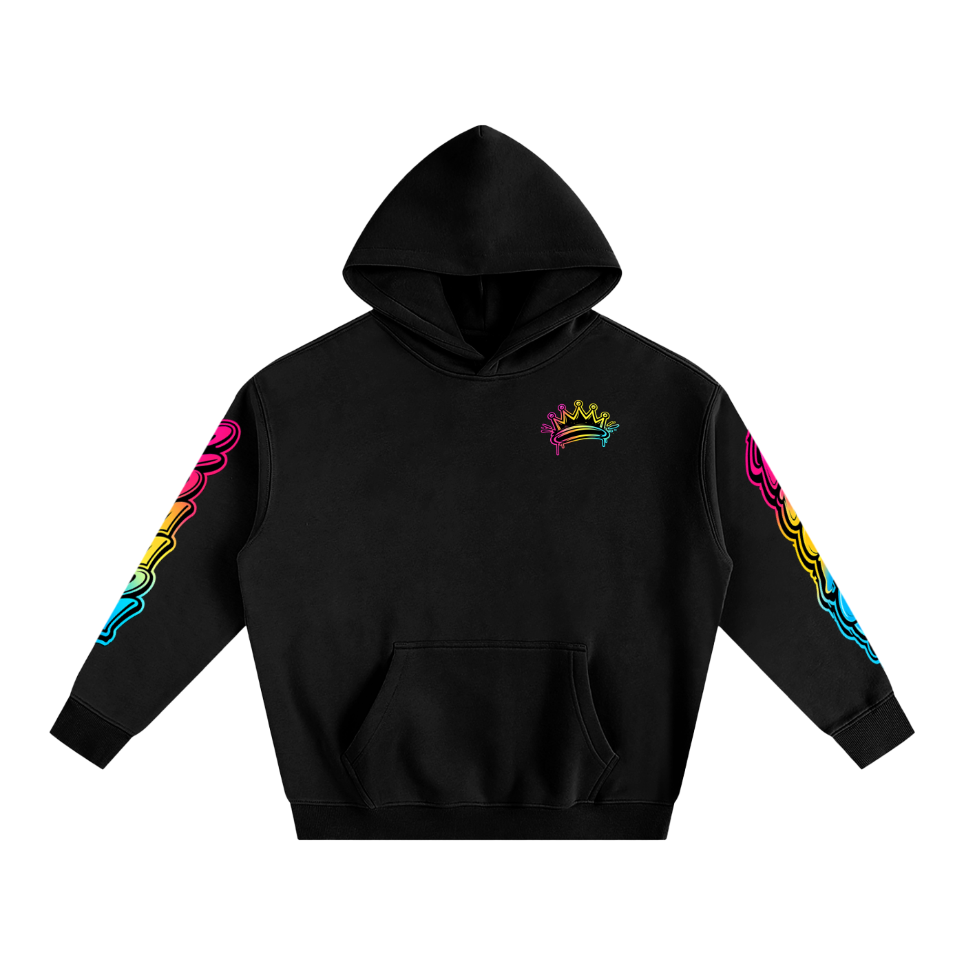 Oversize Fleeced Hoodie serenade