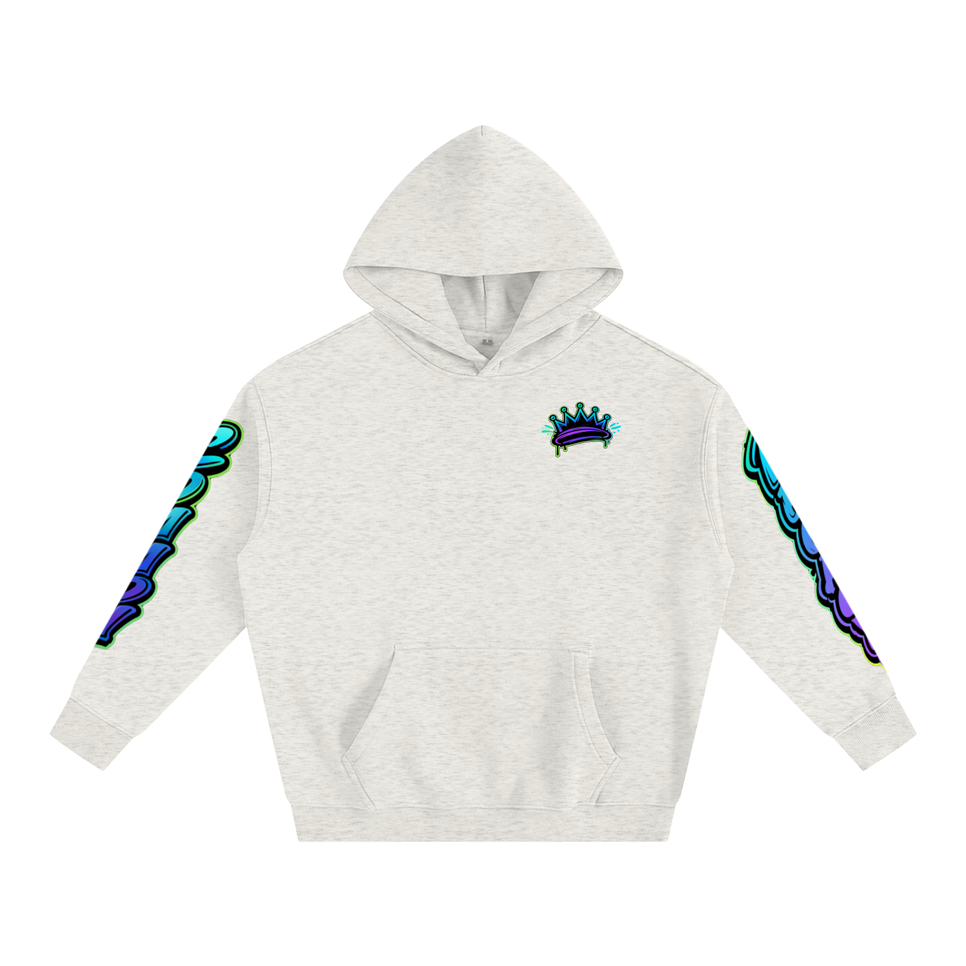 Oversize Fleeced Hoodie swamp