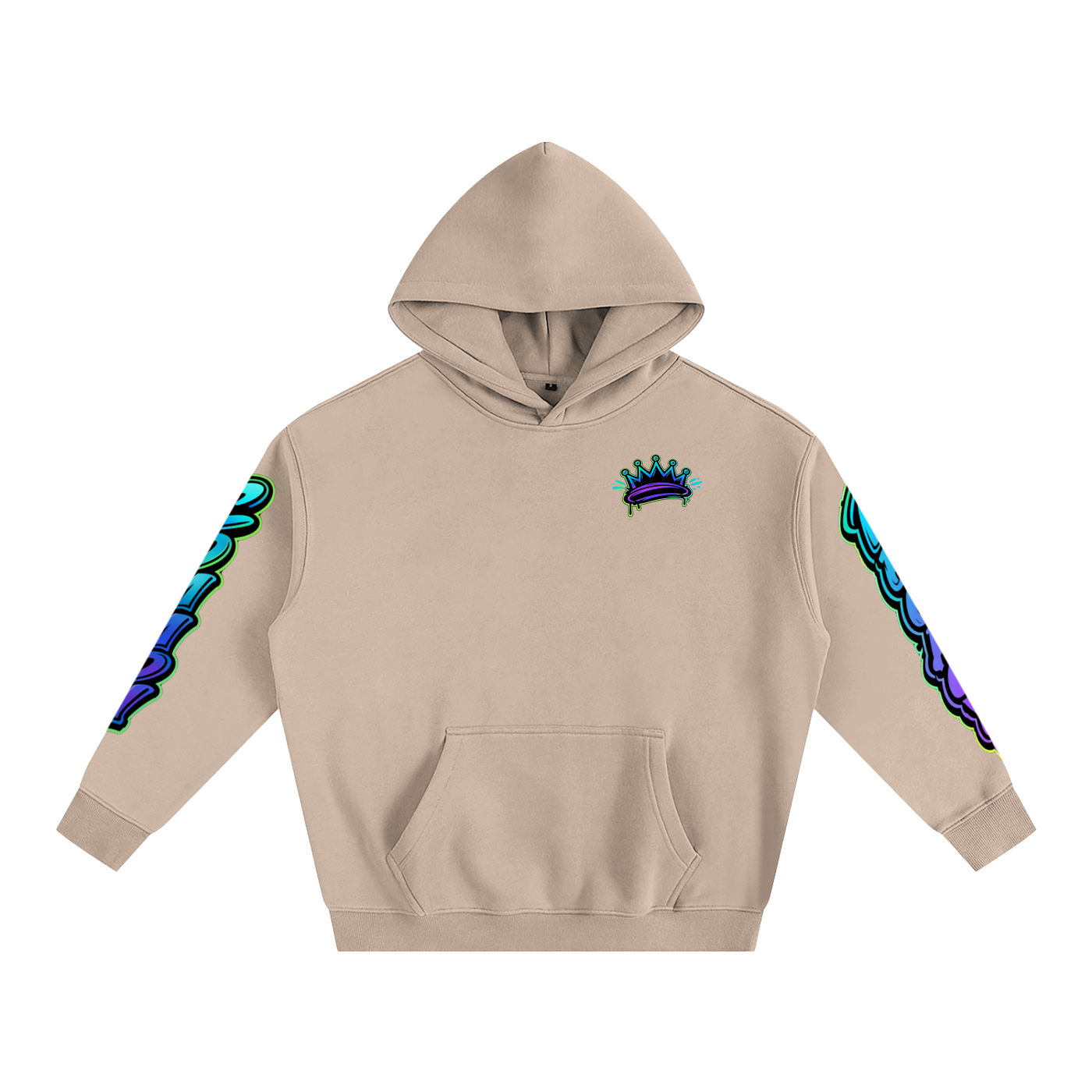 Oversize Fleeced Hoodie swamp