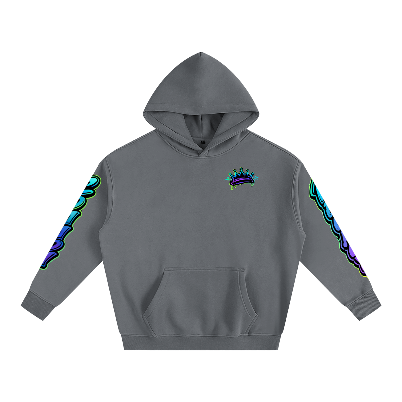 Oversize Fleeced Hoodie swamp